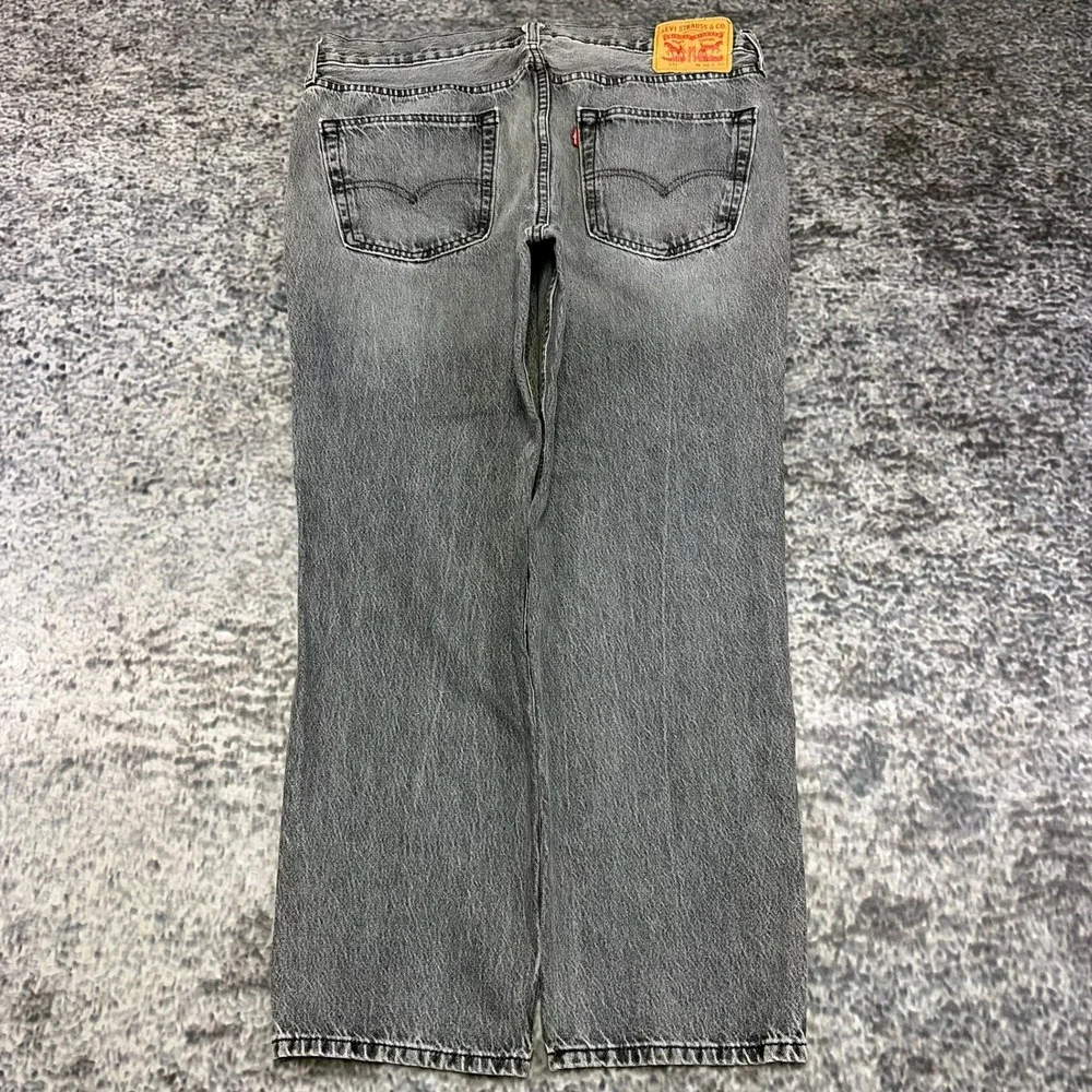 Levi's 541 Jeans Mens 36x29 Gray Denim Athletic Tapered